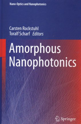 Amorphous metamaterials and potential nanophotonics applications