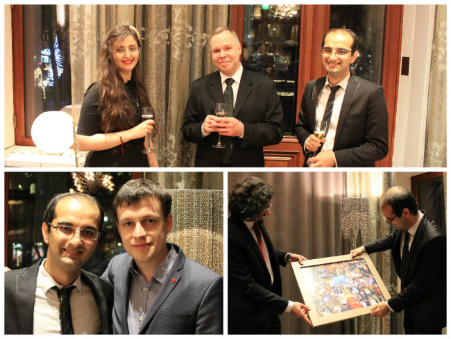 Younes's PhD defence dinner, December 2015.